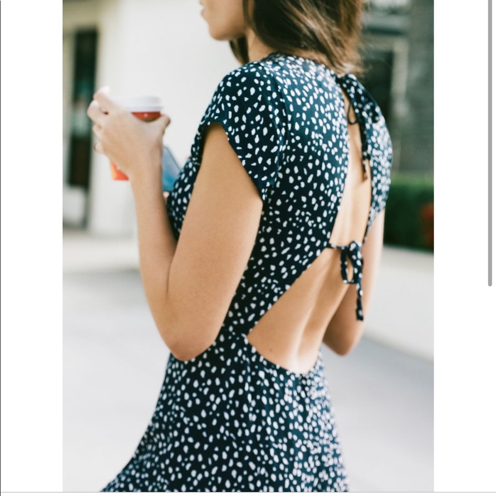 NWT UO lindsey cap sleeve midi dress